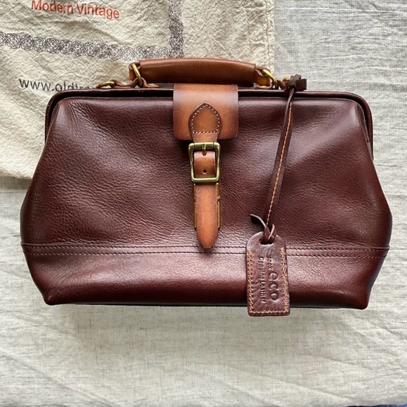 OLD TREND Handbags - OLD TREND Genuine Leather Doctor Satchel Bag, brown